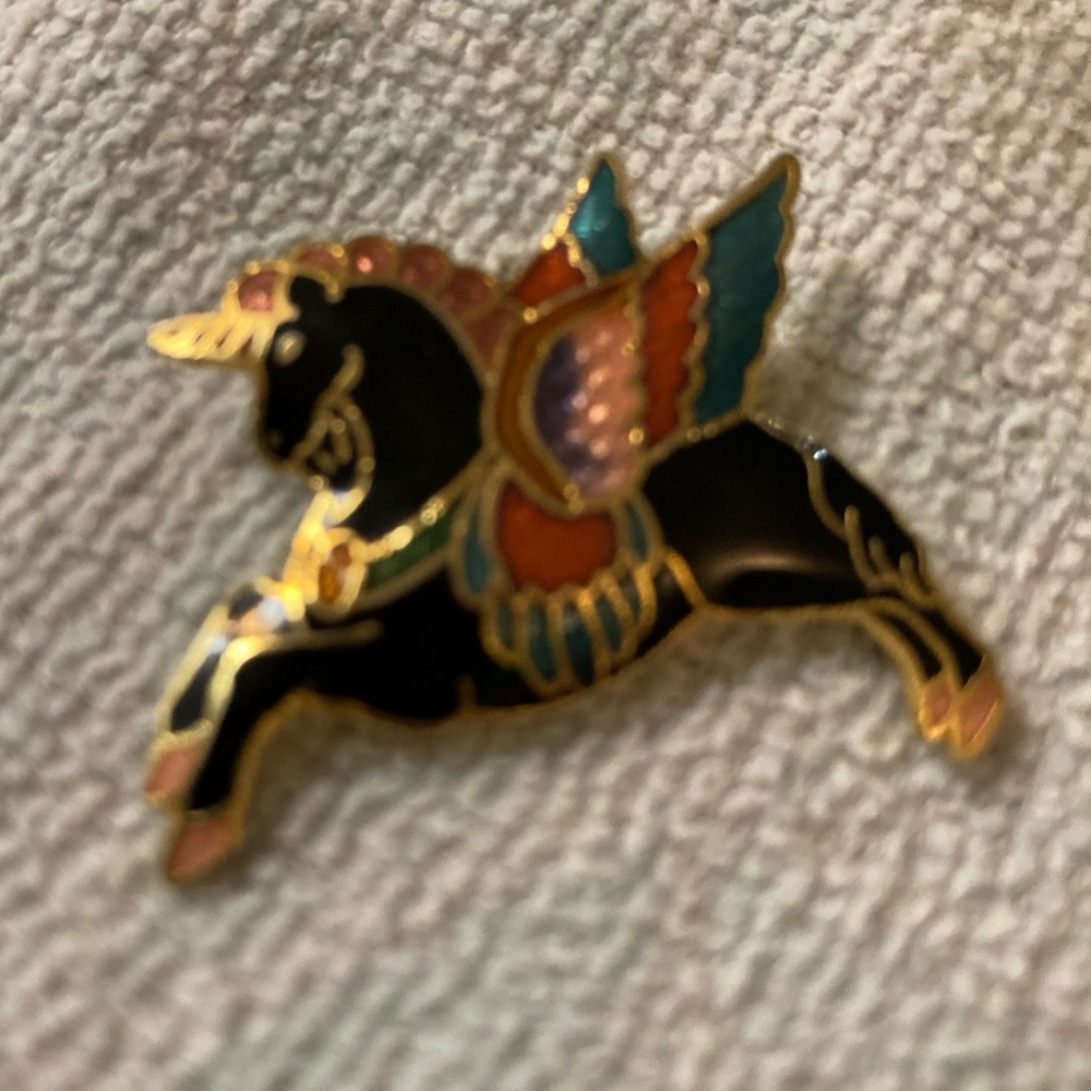 1980’s Unicorn Broach